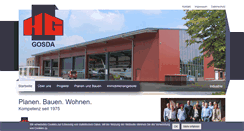 Desktop Screenshot of gosda.de